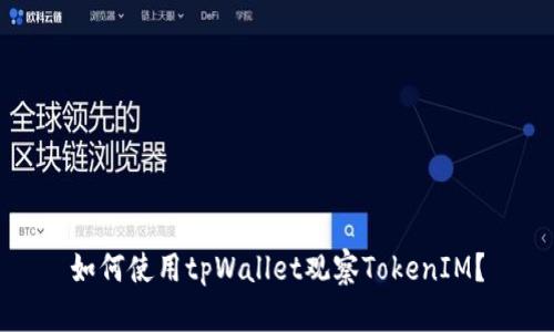 如何使用tpWallet观察TokenIM？