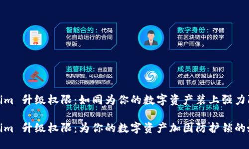 Tokenim 升级权限：如同为你的数字资产装上强力防护锁

Tokenim 升级权限：为你的数字资产加固防护锁的妙招